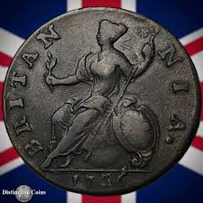 Great Britain 1736 Half Penny 1/2d GB5060 | eBay