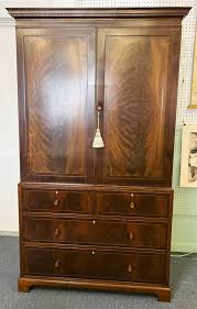 Early 20th Century English Georgian Directoire Style Tallboy ...