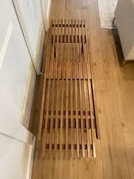 MCM Slatted Wood Bench Extendable for Sale in Seattle, WA - OfferUp