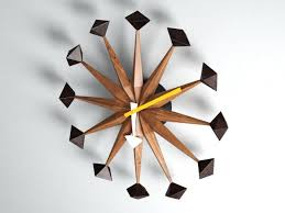 Mid-Century Modern Wall Clock 3d model