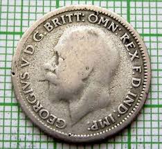 GREAT BRITAIN GEORGE V 1928 6 PENCE SIXPENCE, ACORNS, SILVER | eBay