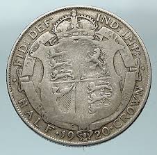 1920 Great Britain United Kingdom UK King GEORGE V Silver ...