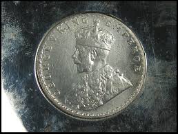 1912 British India George Ⅹ Silver Plate / Silver 925 One Rupee / W 9.3× H 2[cm] | eBay