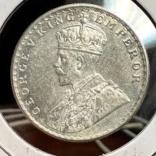 1919-B BRITISH INDIA SILVER ONE RUPEE BRILLIANT UNCIRCULATED COIN | eBay