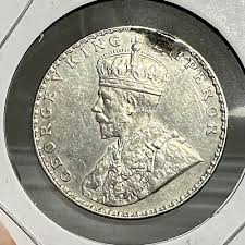 1912 BRITISH INDIA SILVER ONE RUPEE NEAR UNCIRCULATED COIN | eBay