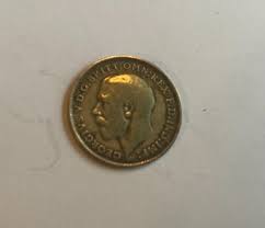 Silver Coin 3 PENCE 1918 GEORGIVS V D.G.BRITT OMN REX F.D. ...