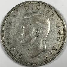 1938 United Kingdom 1/2 Half Crown - George VI (VF) KM#856 ...