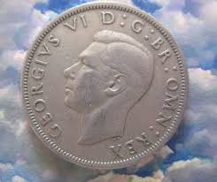 Vintage 1948 United Kingdom, Half Crown Coin - George VI - Etsy