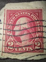 VERY RARE George Washington Rare 2 Cent Deep Red Stamp USA Redlined | eBay