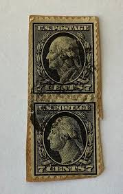 Lot of 2 United States George Washington 1912-1914 7 Cents ...