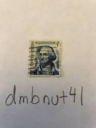 1967 GEORGE WASHINGTON 5 CENT BLUE Stamp Vintage Rare | eBay
