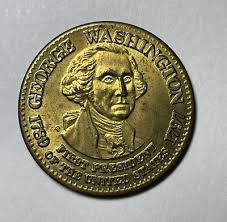 President Tokens Shell Gasoline Set of 4 Washington Lincoln Franklin Roosevelt T | eBay