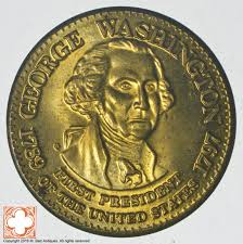 George Washington 1789-1797 First President Of The United States Commemorative Token | Property Room