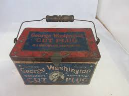 VINTAGE ADVERTISING EMPTY GEORGE WASHINGTON LUNCH PAIL ...