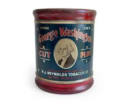 Vintage George Washington Cut Plug Tobacco Tin With Round Lid, Antique Advertising Canister for Rustic General Store or Home Decor - Etsy
