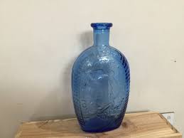 Vintage Wheaton Cobalt Blue Bottle/Decanter General George ...