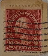 Very Rare Collectible George Washington Red Two 2 Cent ...