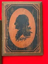 Vintage GEORGE & MARTHA WASHINGTON Primitive Wall Art Unique ...