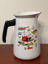 Vintage Enamelware Coffee Pot Georges Briard Kaj Franck ...