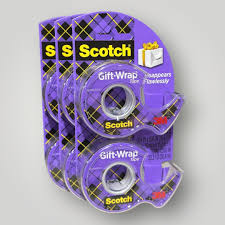 6 Packs of (2) Scotch Gift Wrap Tape 0.75 x 600 12 Rolls ...