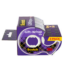 Scotch Gift Wrap 3-Pack 25-ft x 0.75-in Multipurpose Tape ...