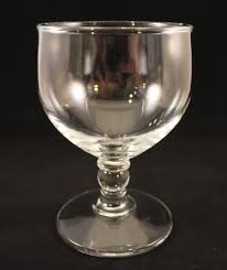 Drinking Glass - Stem Glasswear - 5.5 Inches High - Opening ...