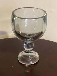 Vintage Set of 2 Anchor Shocking Corp Glass Goblets, Rare ...