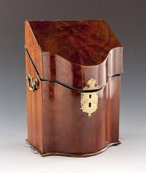 Sold at Auction: Georgian Inlaid Mahogany Knife Box