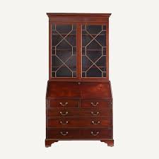 ANTIQUE GEORGIAN SECRETARY BOOKCASE – PLAIN GOODS
