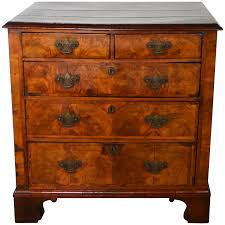 A George II Walnut Chest of Drawers / Commode. For Sale at Ruby Lane