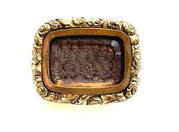 Georgian Hair Gold Brooch - Bonnet, Veil, Lace, Fichu Pin - Etsy