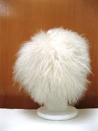WARM LUXURY LONG HAIR WHITE TAJIKS MOUNTAIN GOAT LADY FUR ...