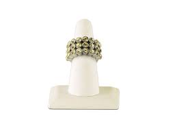 Cookie Lee Ultra Bling Stretch Ring - Citrine Jonquil ...