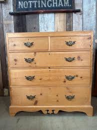 Antique Victorian Pine Two Over Three Chest of Drawers, C 1860 - Etsy Australia