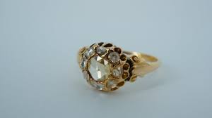Vintage 18k Gold Rose Cut Diamond Ring!