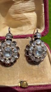 Antique Circa 1900s 8k Gold Natural Rose Cut Diamond ...