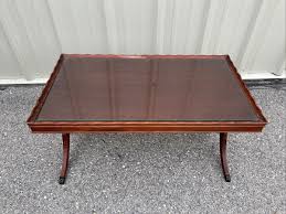 Vintage MCM Carolina Panel Co. Coffee Table Claw Feet | eBay