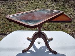 FERGUSON Bros Hoboken Nj Antique Mahogany Wood Georgian Style Square Removable Original Glass Serving Top Coffee TABLE 1930s RARE Furniture - Etsy