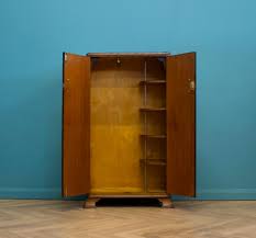 Art Deco Walnut Compact Wardrobe, 1930s | Chairish