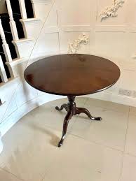 Large Antique George III Quality Mahogany Tripod Table - Etsy