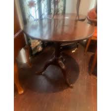 Antique English Georgian Mahogany Tilt Top Table | Chairish