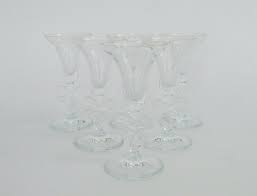 Fun and Fancy Six Marc Aurel Crystal Cordial Glasses with ...