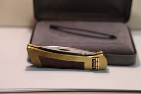 Gerber Lockblade Knife Advertising Belleview Shoes w/ Stones ...