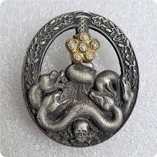 Replica German Anti Guerrilla Medal Skull Snake Medal | eBay