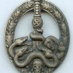 Anti partisan badge in silver – C.E. Juncker, Berlin. type 4 - Generalassaultmilitaria