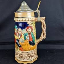 Accents | Vintage Music Box Beer Stein | Poshmark
