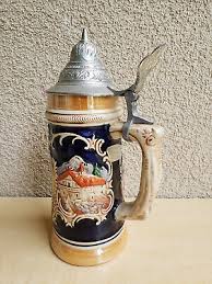 Vintage Neuschwanstein Castle Souvenir Beer Stein, Relief German Beer Stein with | eBay Australia