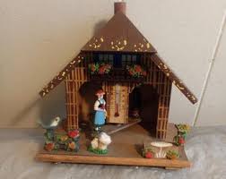 Weather Wizard Old Witch Dutch Boy and Girl Weather Forecaster Made in Usa/hansel Gretel With Old Witch Weather Wizard Thermometer Barometer - Etsy