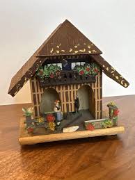 VTG GERMAN WOOD Weather House Station Chalet 5.5 x 6” MISSING THERMOMETERfdn By $9.95 - PicClick