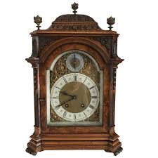 German Lenzkirch Burr Walnut Bracket Clock, circa 1880 at 1stDibs | germany bracket